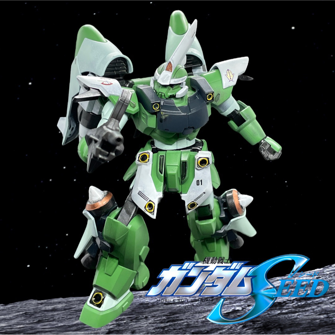 BANDAI(バンダイ)のHG 機動戦士ガンダムSEED ジン ハイマニューバ 1/144全塗装完成品！！ エンタメ/ホビーのおもちゃ/ぬいぐるみ(プラモデル)の商品写真