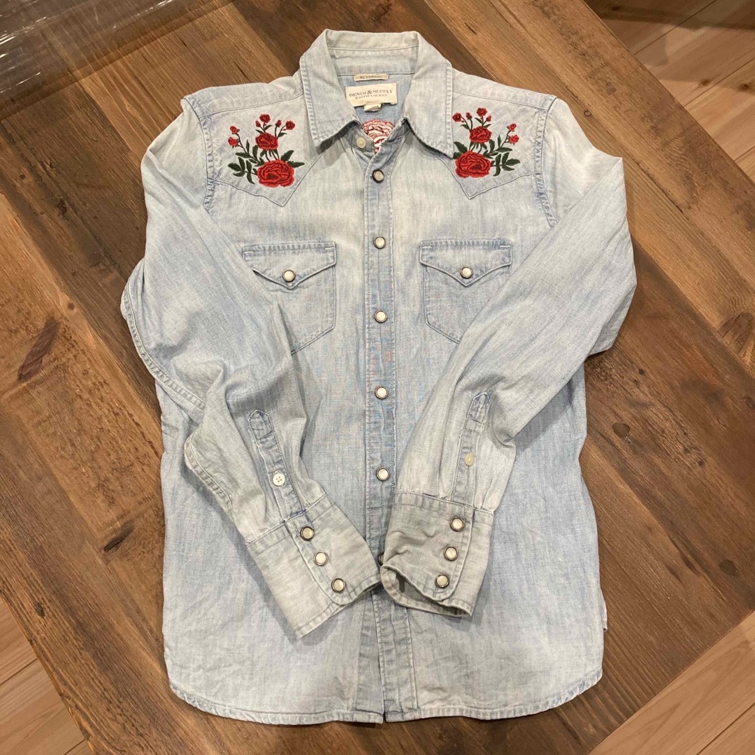 Denim & Supply Ralph Lauren(デニムアンドサプライラルフローレン)のDENIM & SUPPLY RALPH LAUREN ダンガリーシャツ デニム レディースのトップス(シャツ/ブラウス(長袖/七分))の商品写真