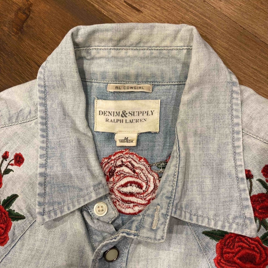 Denim & Supply Ralph Lauren(デニムアンドサプライラルフローレン)のDENIM & SUPPLY RALPH LAUREN ダンガリーシャツ デニム レディースのトップス(シャツ/ブラウス(長袖/七分))の商品写真