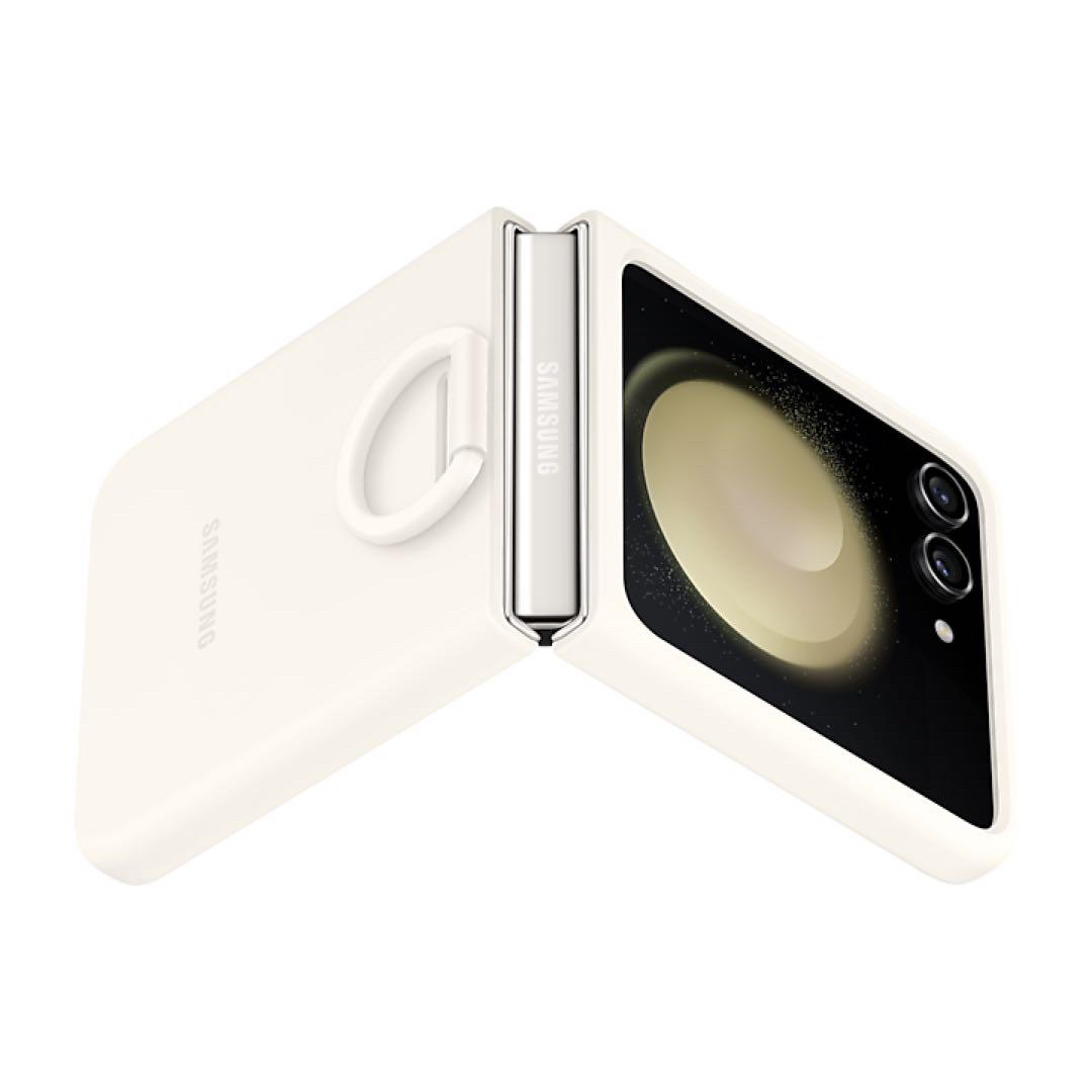 Galaxy(ギャラクシー)のGalaxy Z Flip5 Silicone Case with Ring スマホ/家電/カメラのスマホアクセサリー(Androidケース)の商品写真