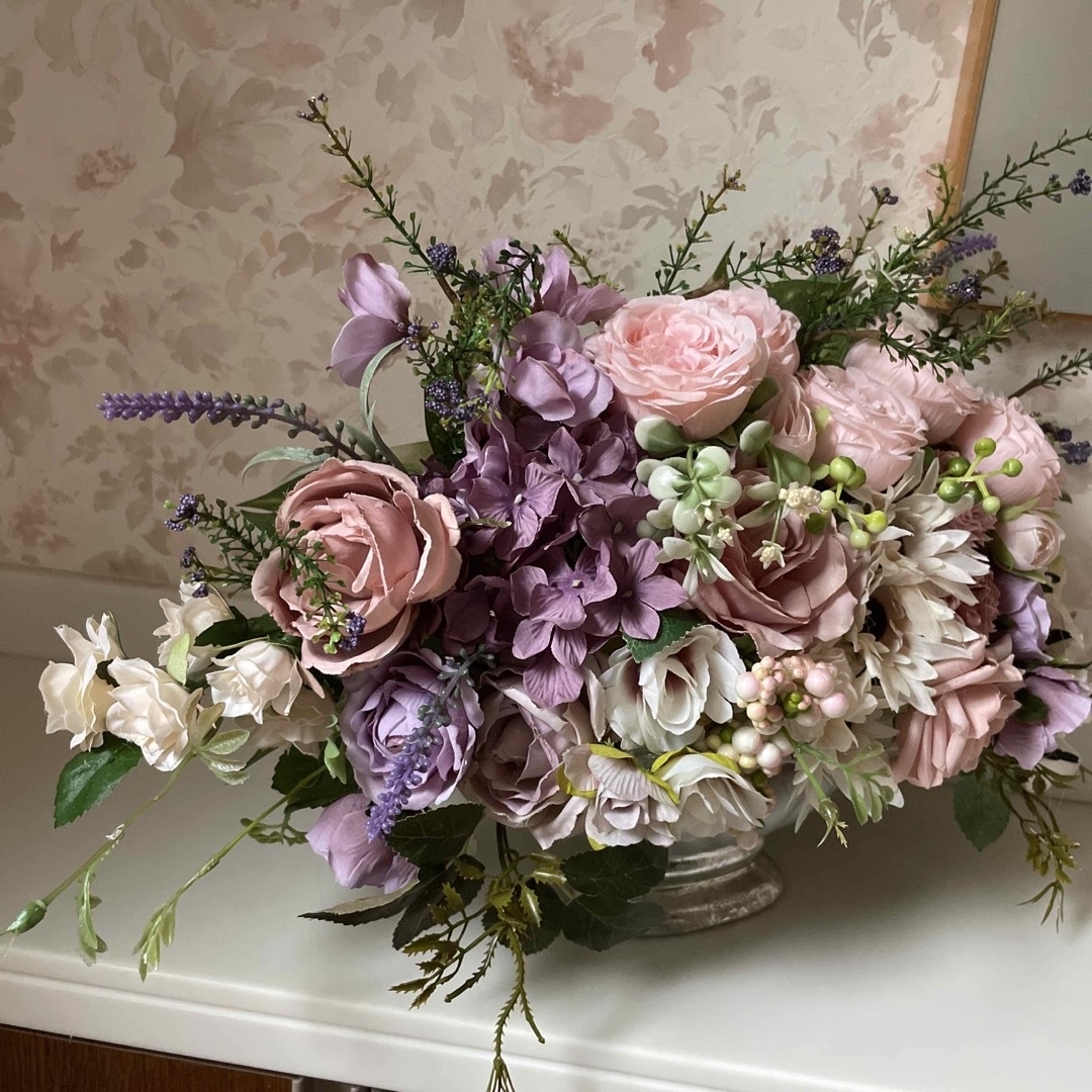 造花アレンジ ラフィネの通販 by miho's shop|ラクマ