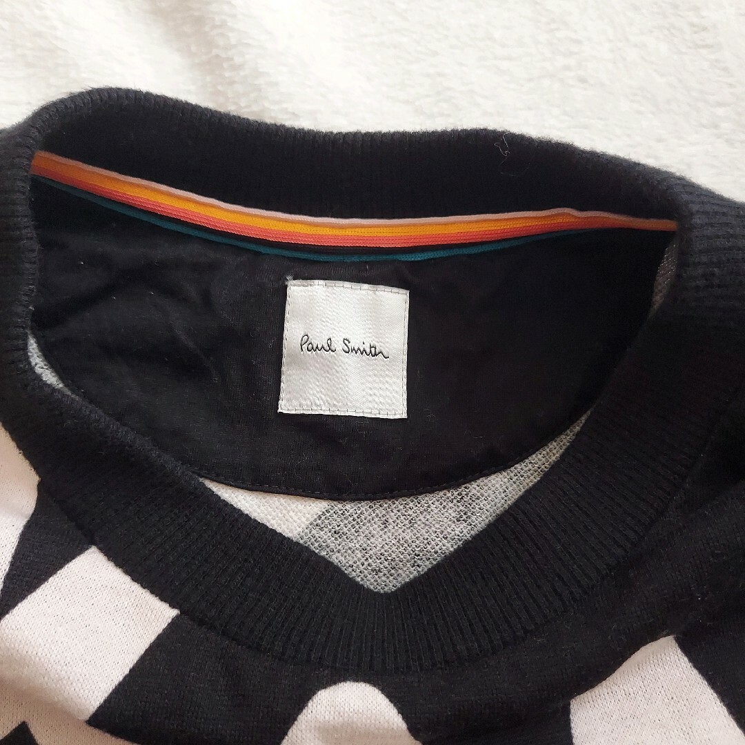 Paul Smith(ポールスミス)のレア☆美品☆ポールスミス Paul Smithビッグロゴ長袖カットソー XL 黒 メンズのトップス(Tシャツ/カットソー(七分/長袖))の商品写真