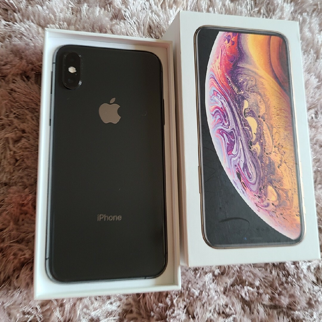 iPhone - iPhoneXs スペースグレイ 64GB SIMフリーの通販 by あずち