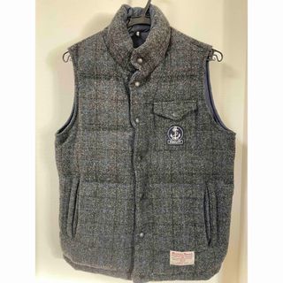 fidelity &Harris tweed コラボ　ダウンベスト