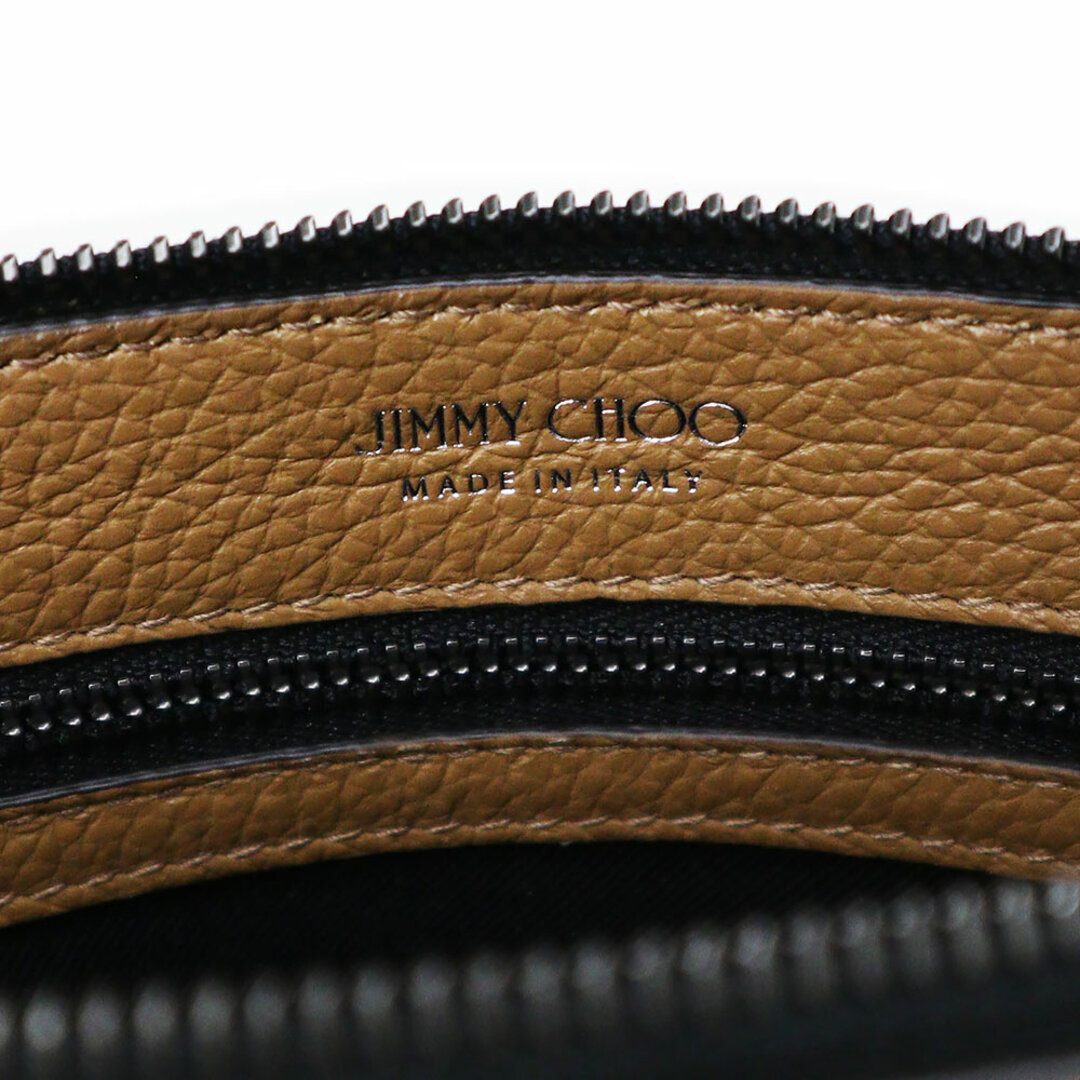 JIMMY CHOO クラッチバッグ　メンズ　スタースタッズ　金具　黒