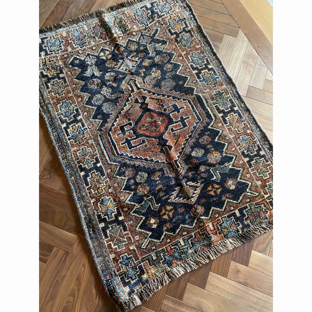 IDEE(イデー)のAntique qashqai rug インテリア/住まい/日用品のラグ/カーペット/マット(ラグ)の商品写真