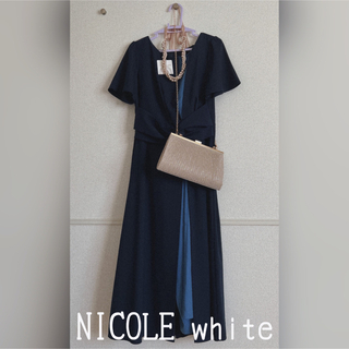 ニコルホワイト(NICOLE white)のNICOLE whiteトップス＆パンツセットアップドレス(その他ドレス)