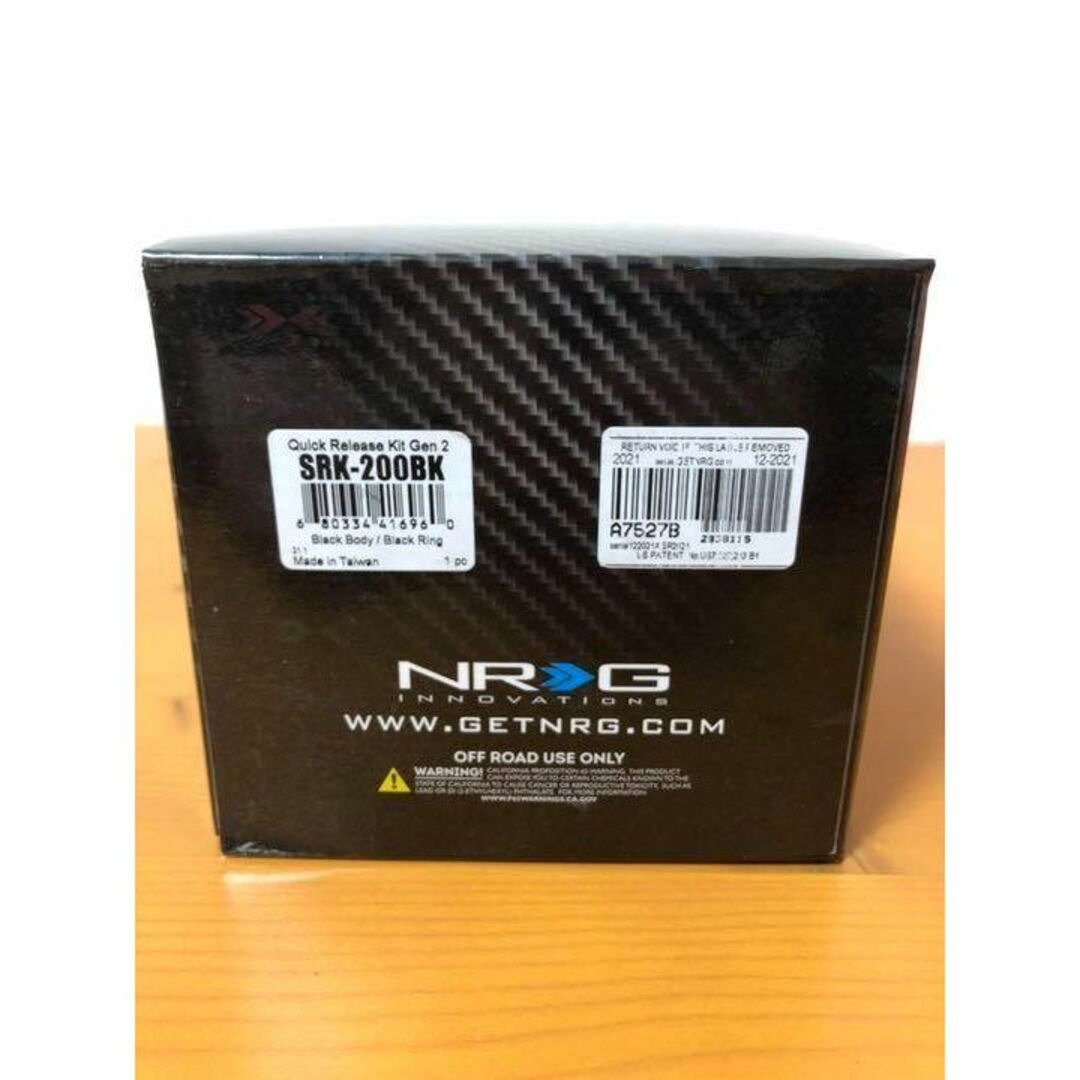 【正規品】NRG GEN2.0クイックリリースボス SRK-200BK 4