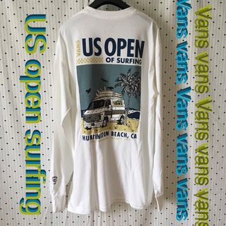 ヴァンズ(VANS)のVansバンズUSOPENサーフ＠ハンティントンビーチ限定記念L/STシャツM(Tシャツ/カットソー(七分/長袖))