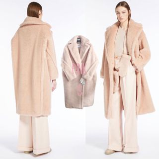 マックスマーラ(Max Mara)の新作 Max Mara Teddy TEDGIRL テディベア アイコン コート(毛皮/ファーコート)