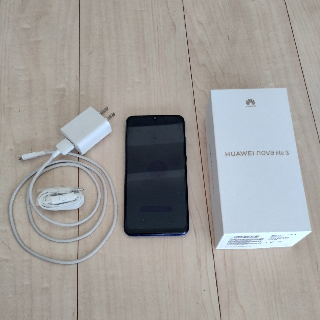 Huawei nova lite 3 ブルーSIMフリー 2