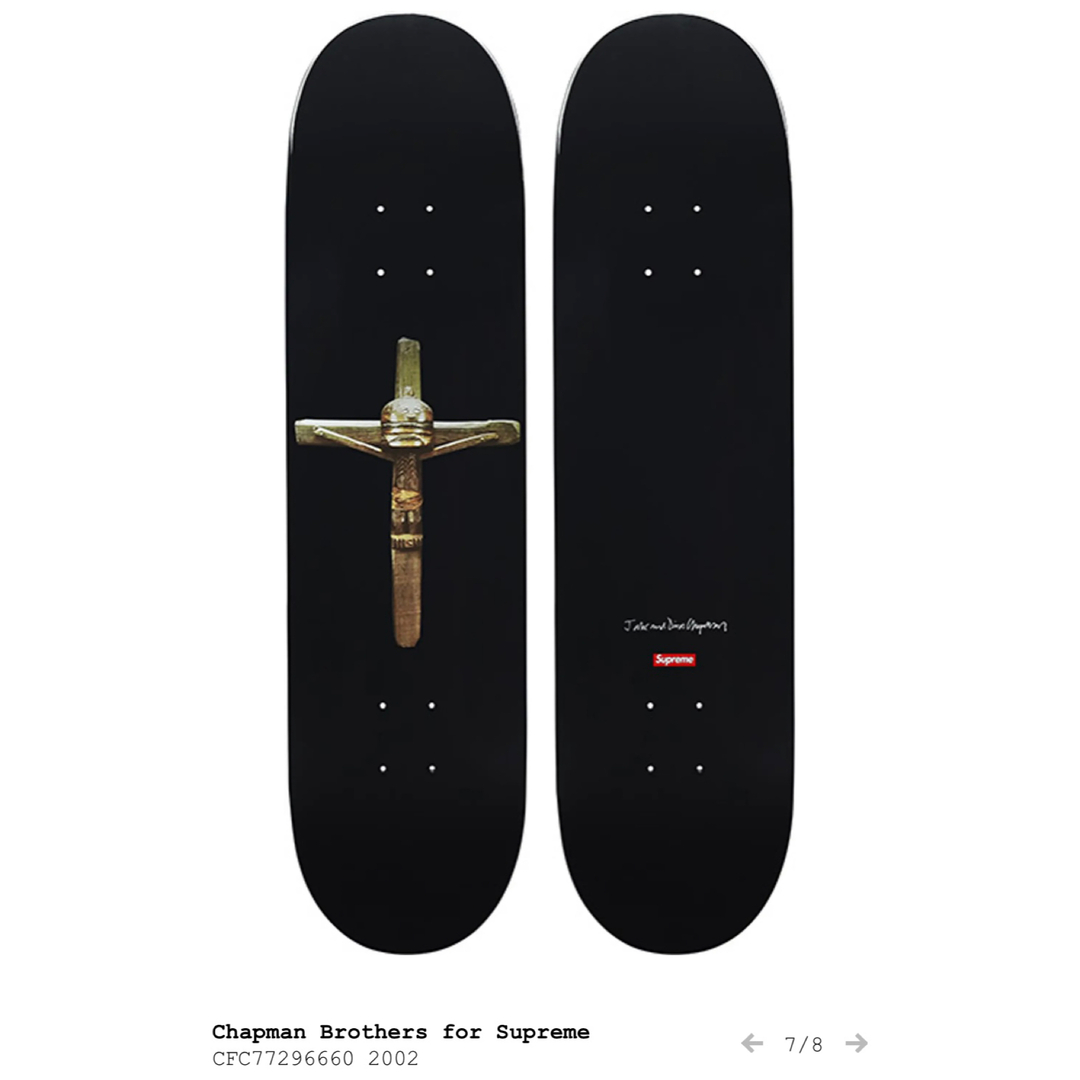 Supreme(シュプリーム)のChapman Brothers for Supreme 未開封 デッキ スポーツ/アウトドアのスポーツ/アウトドア その他(スケートボード)の商品写真