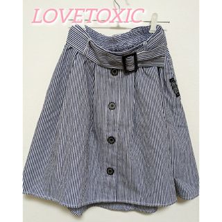 ラブトキシック(lovetoxic)の【L/160】ラブトキシック　ストライプ　スカート(スカート)