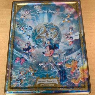 ディズニー(Disney)の東京ディズニーシー20周年ミッキークッキー缶(キャラクターグッズ)