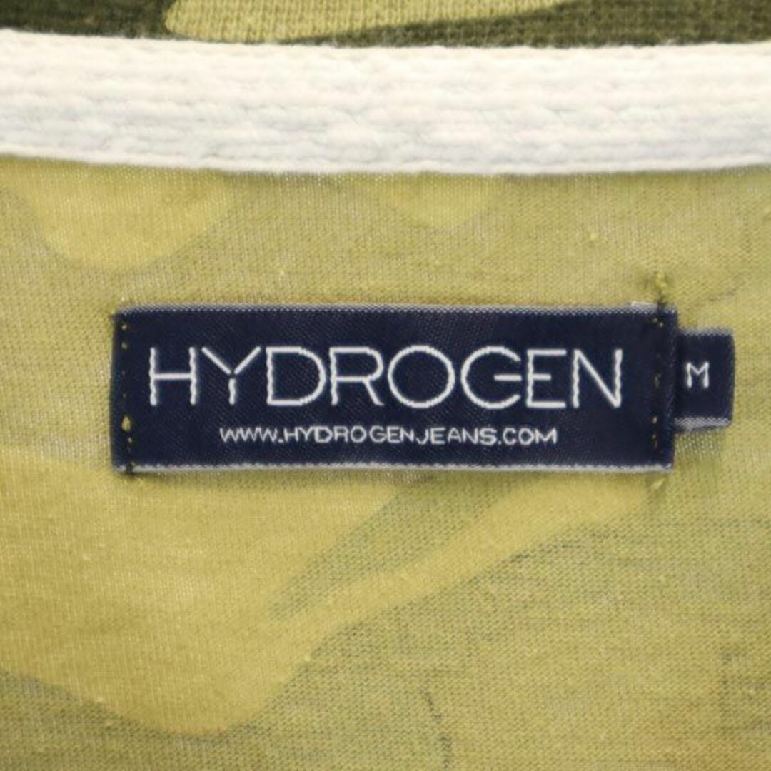 HYDROGEN(ハイドロゲン)のハイドロゲン カモフラージュ柄 長袖 Tシャツ M HYDROGEN ロンT 刺繍 ロゴ Vネック スカル メンズ 【中古】  【230917】 メール便可 メンズのトップス(Tシャツ/カットソー(半袖/袖なし))の商品写真