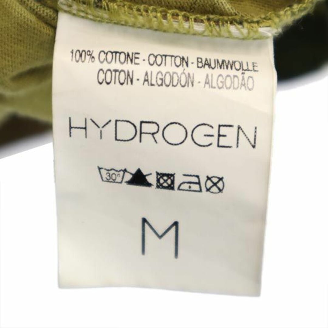 HYDROGEN(ハイドロゲン)のハイドロゲン カモフラージュ柄 長袖 Tシャツ M HYDROGEN ロンT 刺繍 ロゴ Vネック スカル メンズ 【中古】  【230917】 メール便可 メンズのトップス(Tシャツ/カットソー(半袖/袖なし))の商品写真