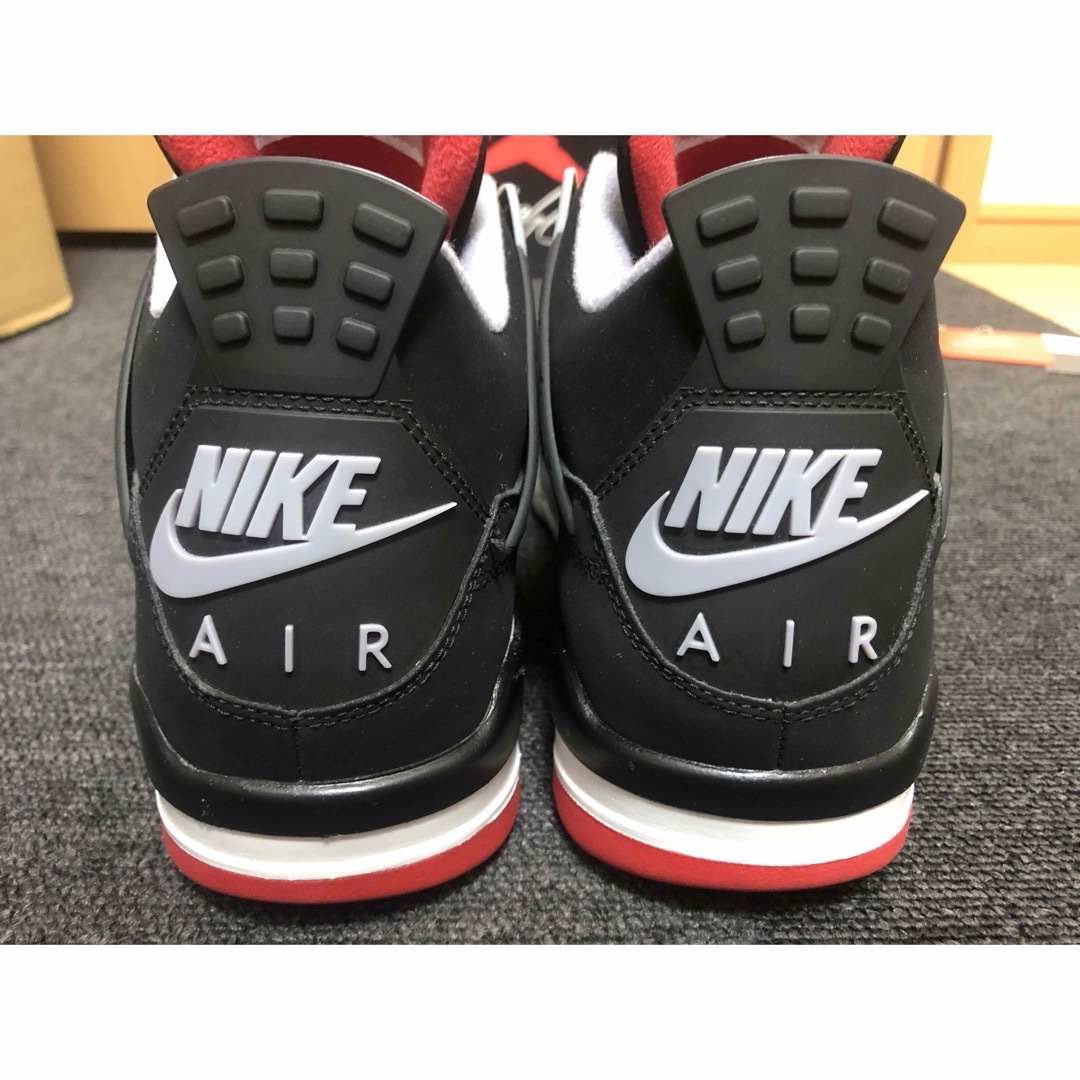 【美中古】NIKE AIR JORDAN 4 RETRO BRED 28cm