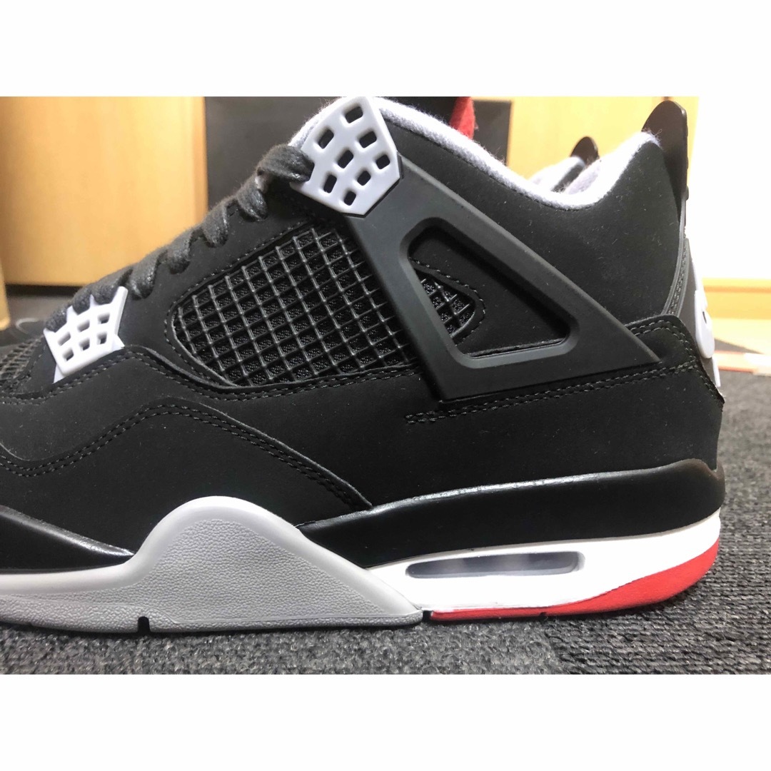 【美中古】NIKE AIR JORDAN 4 RETRO BRED 28cm