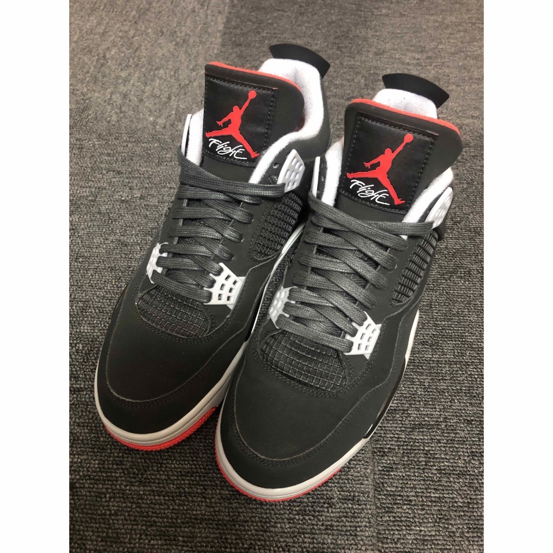 【美中古】NIKE AIR JORDAN 4 RETRO BRED 28cm