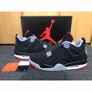 【美中古】NIKE AIR JORDAN 4 RETRO BRED 28cm