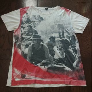 ポールスミス(Paul Smith)のPaul Smith　Tシャツ　L　白　古着　ヴィンテージ(Tシャツ/カットソー(半袖/袖なし))