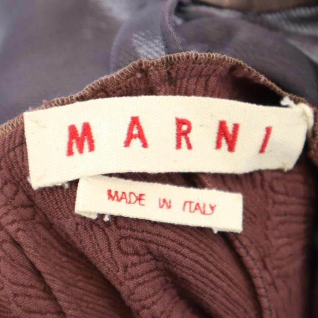 Marni - 未使用 マルニ イタリア製 シルクブレンド ノースリーブ