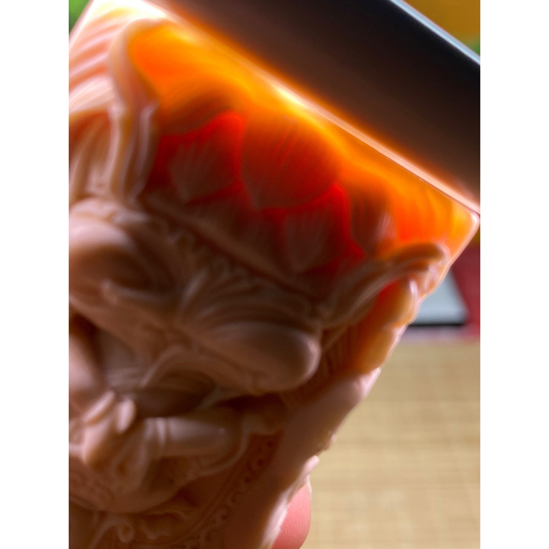 天然マンモス牙美しい手作り彫刻大勢至菩薩 ネックレス 天然マンモス牙美しい手作り彫刻大勢至菩薩 ネックレス