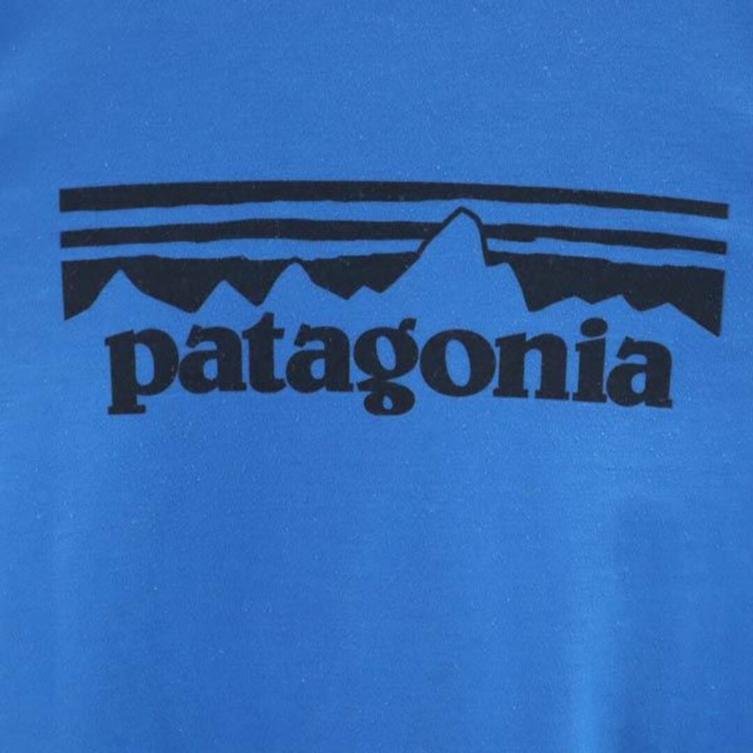 patagonia - パタゴニア プリント 長袖 Tシャツ M ブルー patagonia
