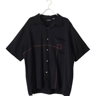 GEORGE Embroidery Open Collar Shirt(シャツ)