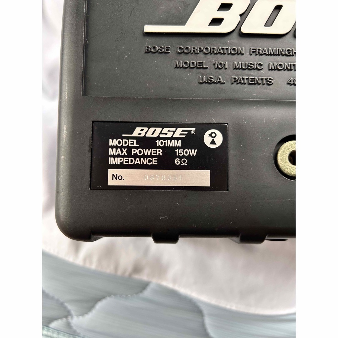 BOSE 101MM シリアル連番 鳥マーク おまけ付き