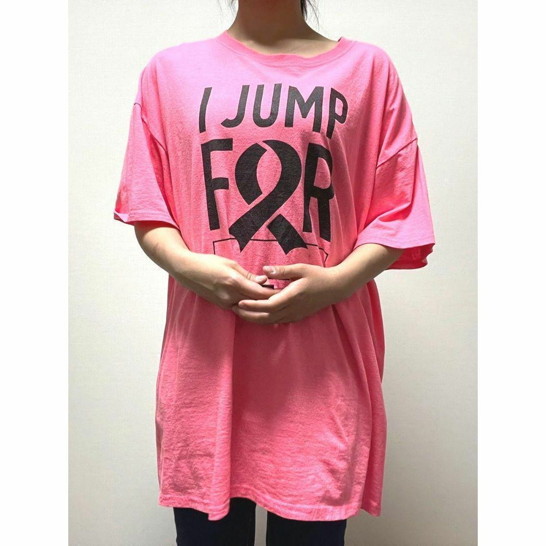 FRUIT OF THE LOOM   フルーツオブザルーム Tシャツ I JUMP FOR ピンク