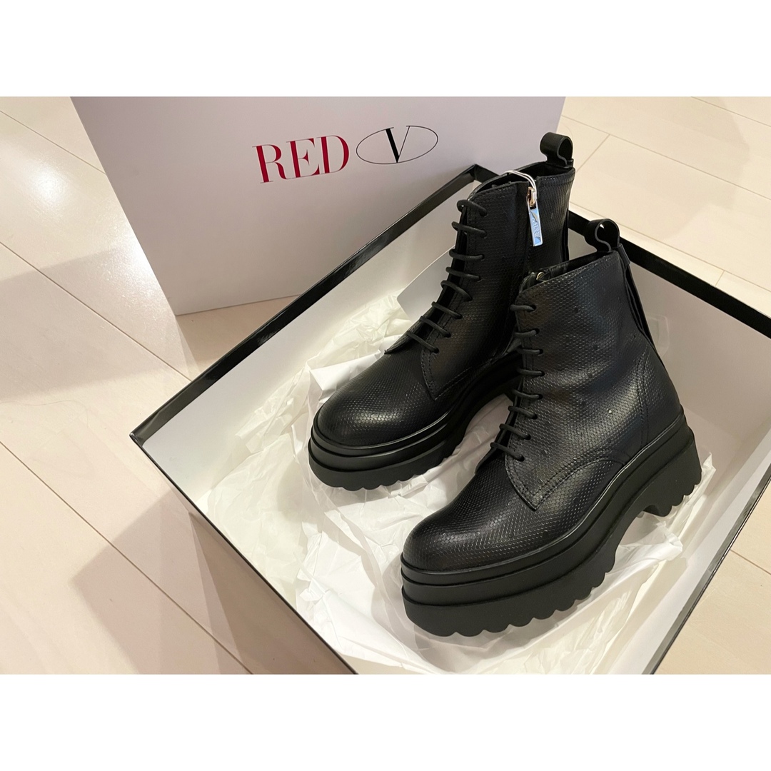 RED VALENTINO(レッドヴァレンティノ)のredvalentino♡ドット厚底ブーツ〈nastro♡様専用〉 レディースの靴/シューズ(ブーツ)の商品写真