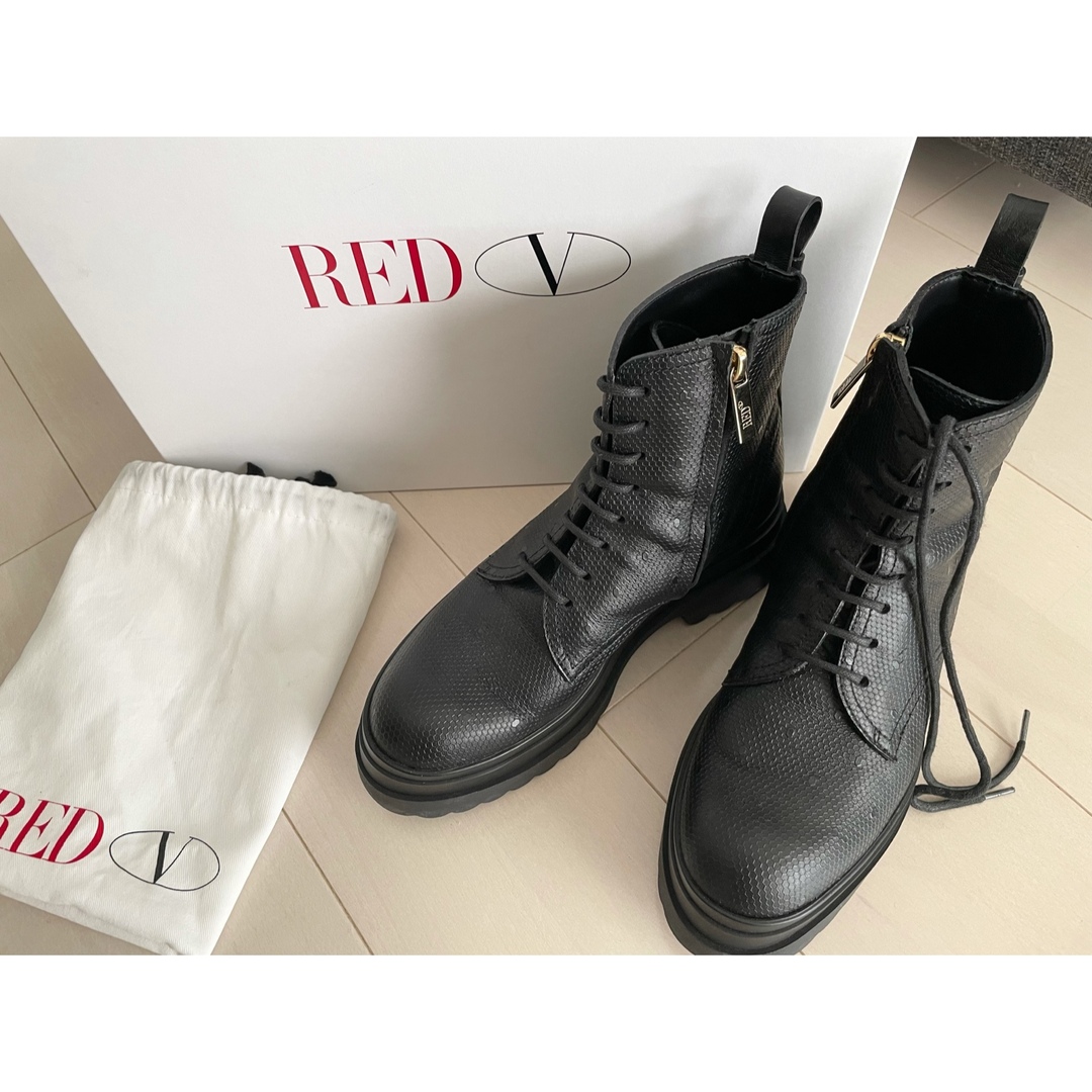 RED VALENTINO(レッドヴァレンティノ)のredvalentino♡ドット厚底ブーツ〈nastro♡様専用〉 レディースの靴/シューズ(ブーツ)の商品写真