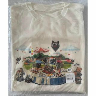 キヨ猫 Tシャツ ティーシャツ キヨ猫パーティー 白 ホワイト メンズ(Tシャツ/カットソー(半袖/袖なし))