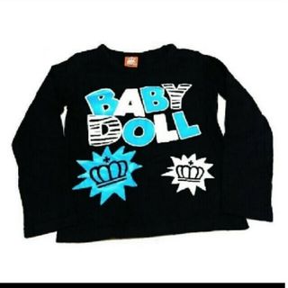 ベビードール(BABYDOLL)のベビードール　ロンＴ　黒　120(Tシャツ/カットソー)