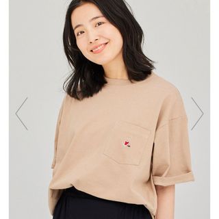 コーエン(coen)のcoen ベアーワンポイント刺繍Tシャツ コーエン トップス カットソー・Tシャ(Tシャツ(半袖/袖なし))