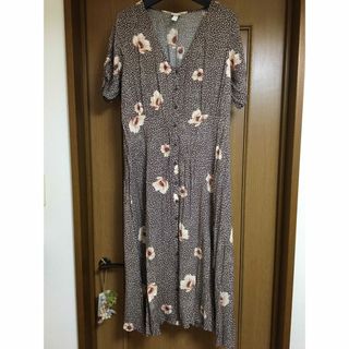 スローブイエナ(SLOBE IENA)のH&M 花柄　ワンピース　ロング　マキシ　スローブイエナ　ザラ　スナイデル(ロングワンピース/マキシワンピース)