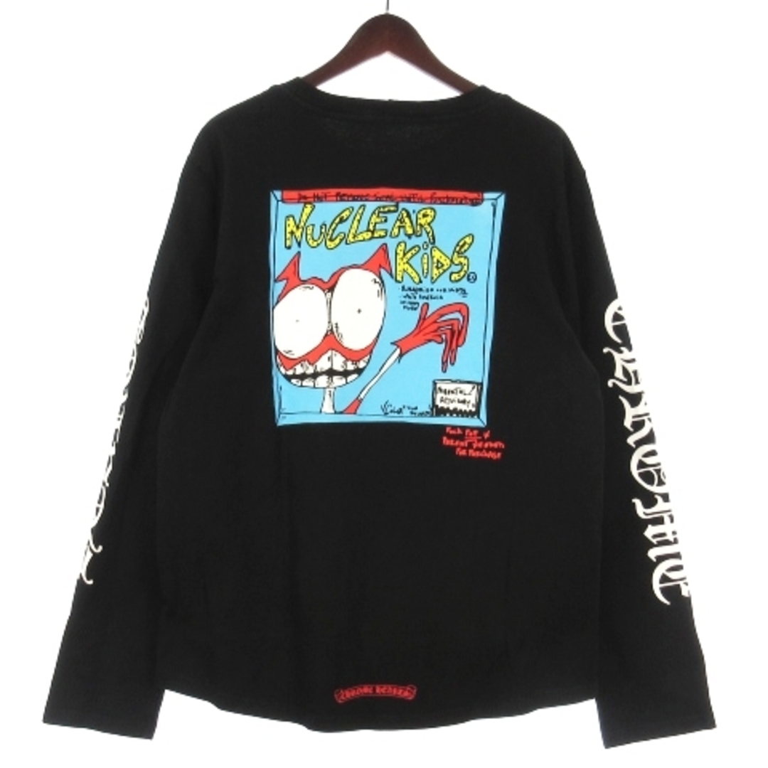 クロムハーツ マッティボーイ Tシャツ 長袖 プリント USA製 ブラック L