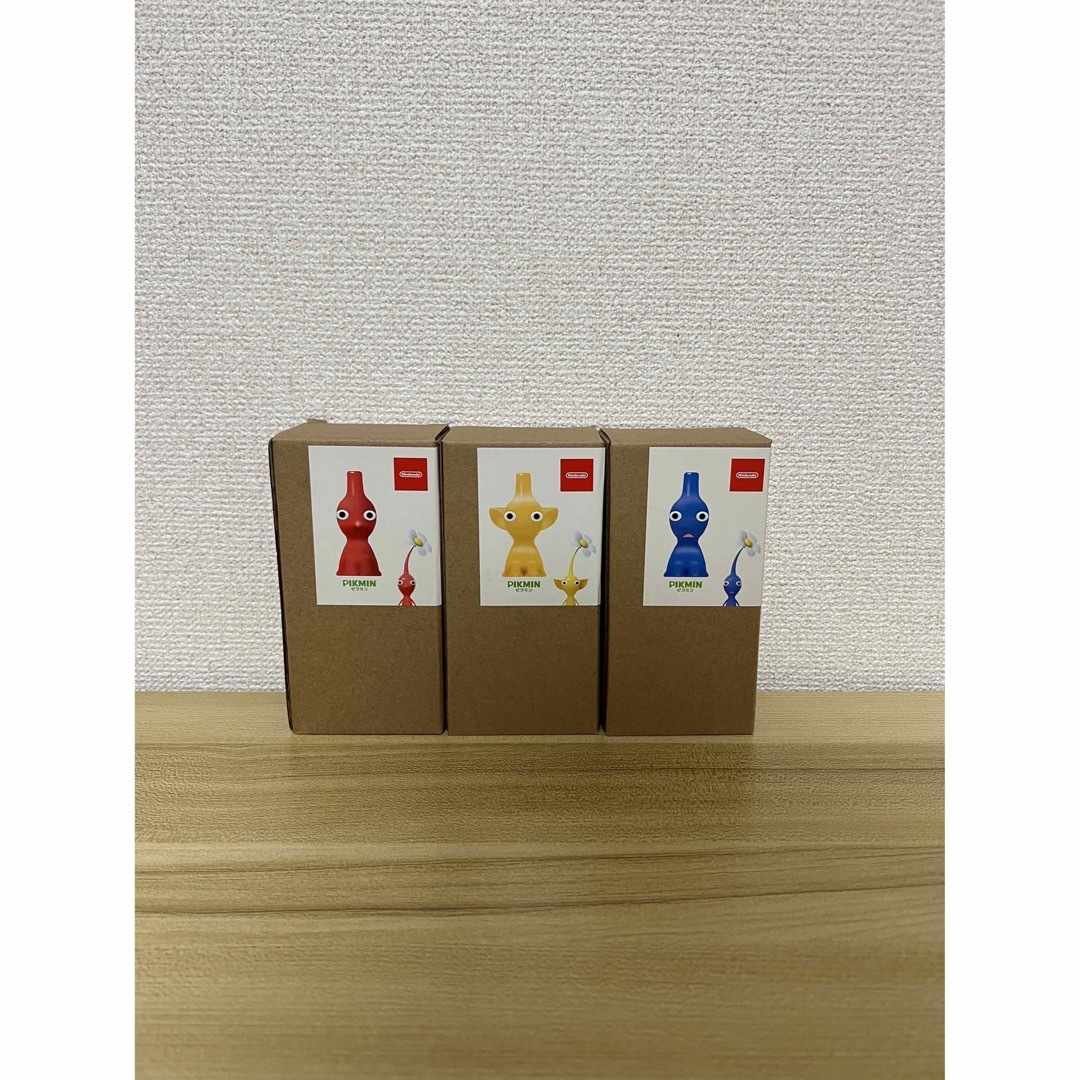 任天堂 - 一輪挿し PIKMIN Nintendo 赤 青 黄 ピクミン 3点セットの