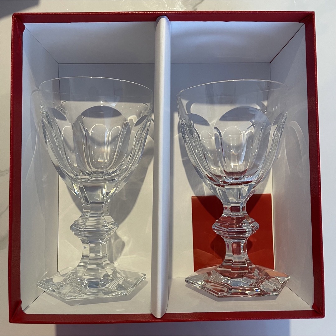 【美品新品未使用】Baccarat バカラ アルクール グラス ペア 箱つきBaccarat