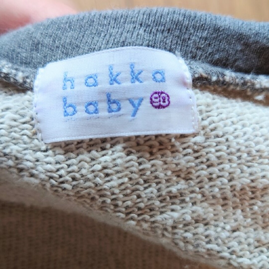 hakka baby(ハッカベビー)のハッカベビー カーディガン サイズ90 キッズ/ベビー/マタニティのキッズ服女の子用(90cm~)(カーディガン)の商品写真