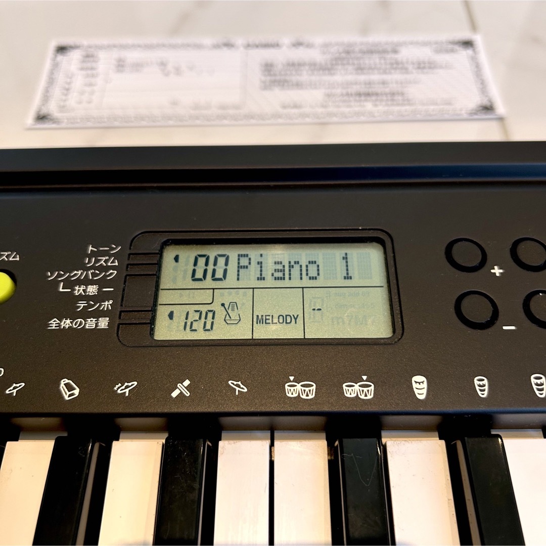 CASIO(カシオ)の【美品】CASIO カシオ　CTK-240　電子 ピアノ キーボード　49鍵盤 楽器の鍵盤楽器(電子ピアノ)の商品写真