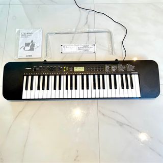 カシオ(CASIO)の【美品】CASIO カシオ　CTK-240　電子 ピアノ キーボード　49鍵盤(電子ピアノ)