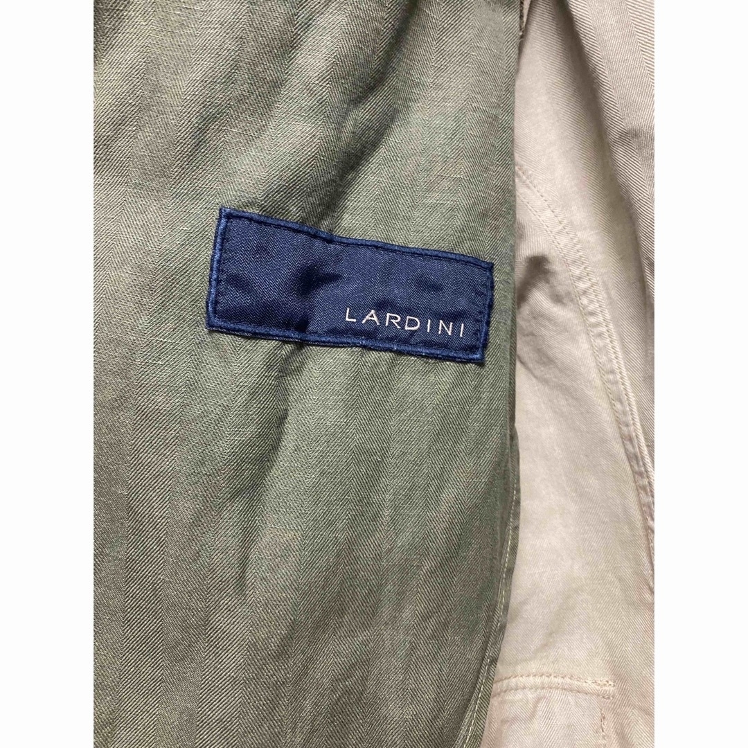 LARDINI ラルディーニ ムラ染めサファリジャケット - ミリタリージャケット