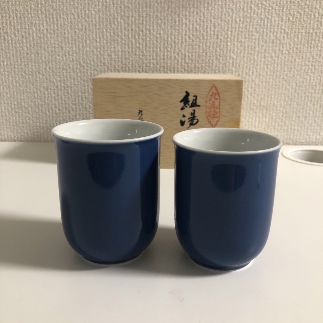 九谷青窯 - 九谷焼 生山 おぼろ鶴 組湯呑 夫婦湯呑の通販 by 九谷青窯 - 九谷焼 生山 おぼろ鶴 組湯呑 夫婦湯呑の通販 by