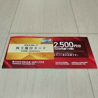 ツルハドラッグ 株主優待券・優待カード(ショッピング)