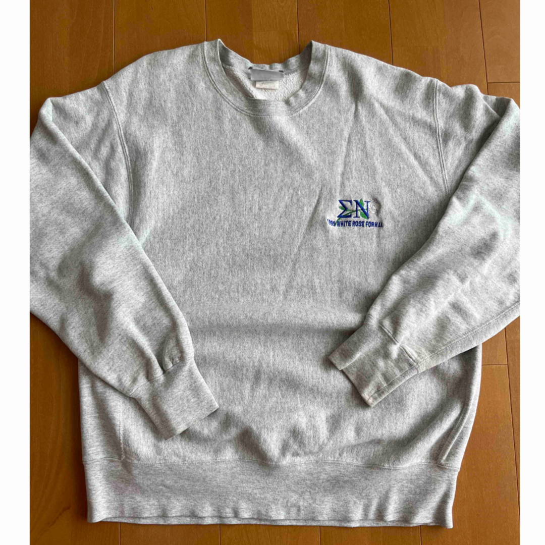 90's made in USA WHITE ROSE FORMAL sweat