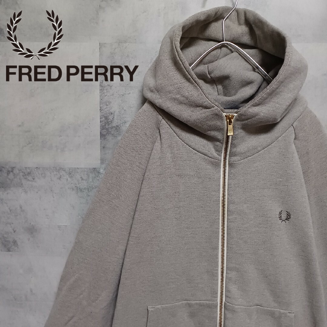 FRED PERRY フレッドペリー　パーカー グレー　メンズ