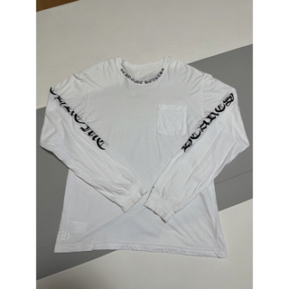 クロムハーツ(Chrome Hearts)のクロムハーツロンt   ネックロゴロンT  Lサイズ　美品(Tシャツ/カットソー(七分/長袖))