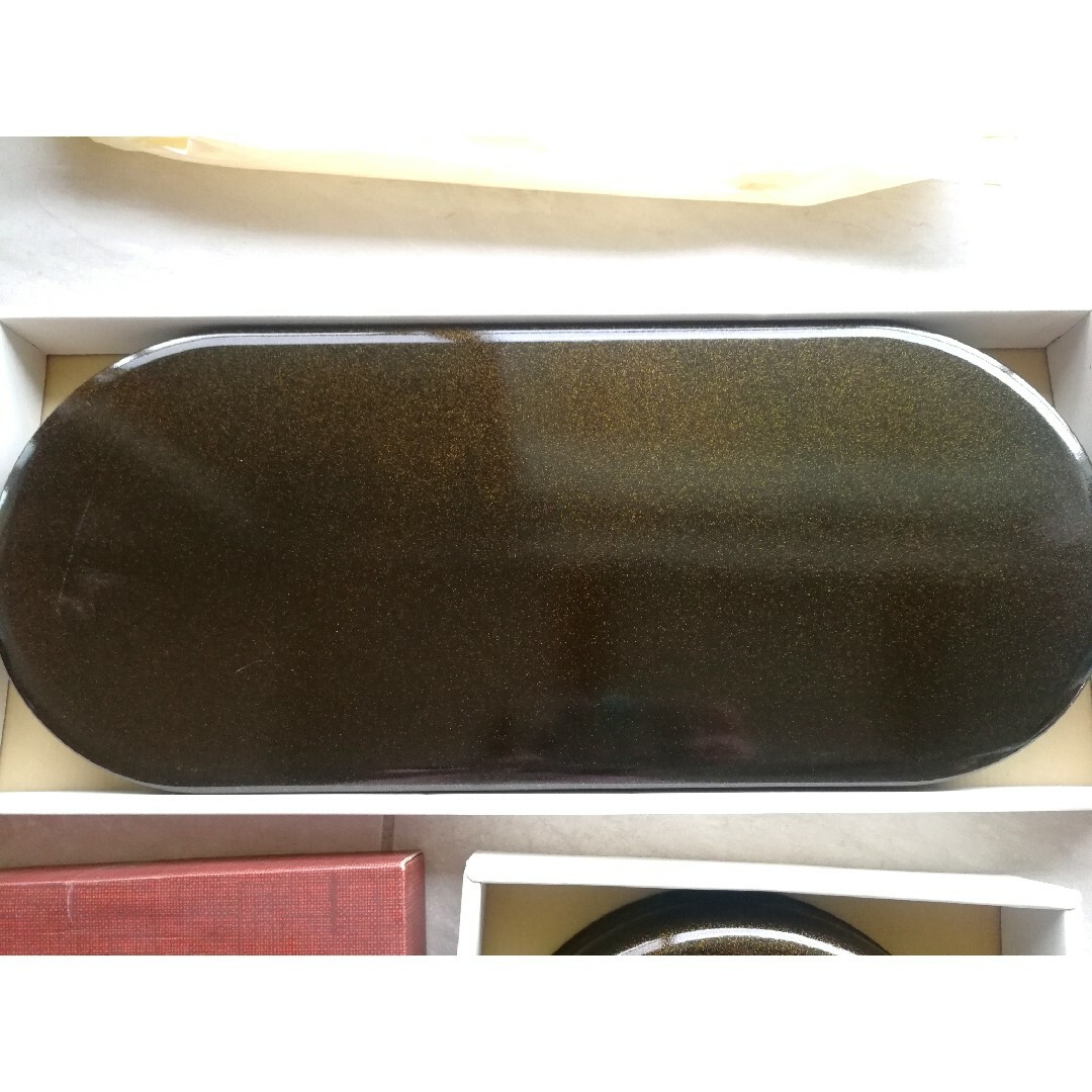 かぐや姫 高級 美術漆器 金蒔絵 菓子鉢 トレー セット